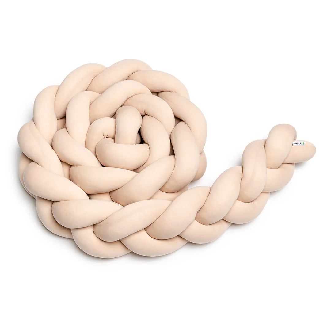 T-tomi Pletený mantinel 180 cm Beige