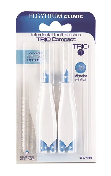 ELGYDIUM Clinic Trio Compact 1,9 mm mezizubní kartáček 6 ks