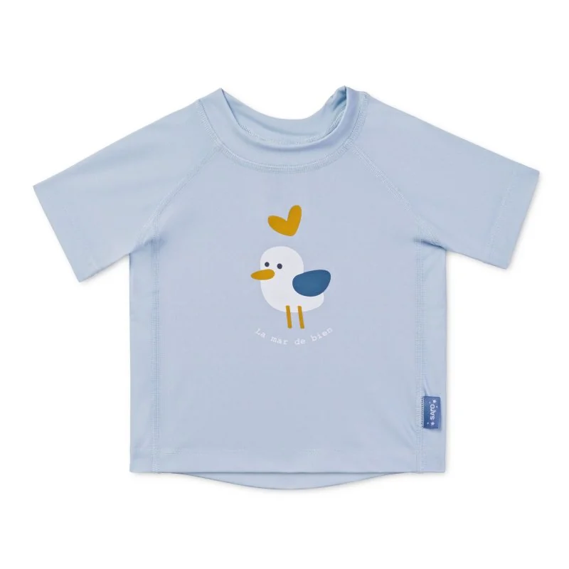 Saro Baby plavecké tričko s UV ochranou (3-6m) Navy Hugs