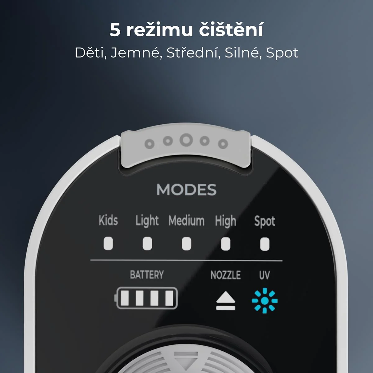AENO Ústní sprcha DI3 - UV dezinfekce, dětský režim