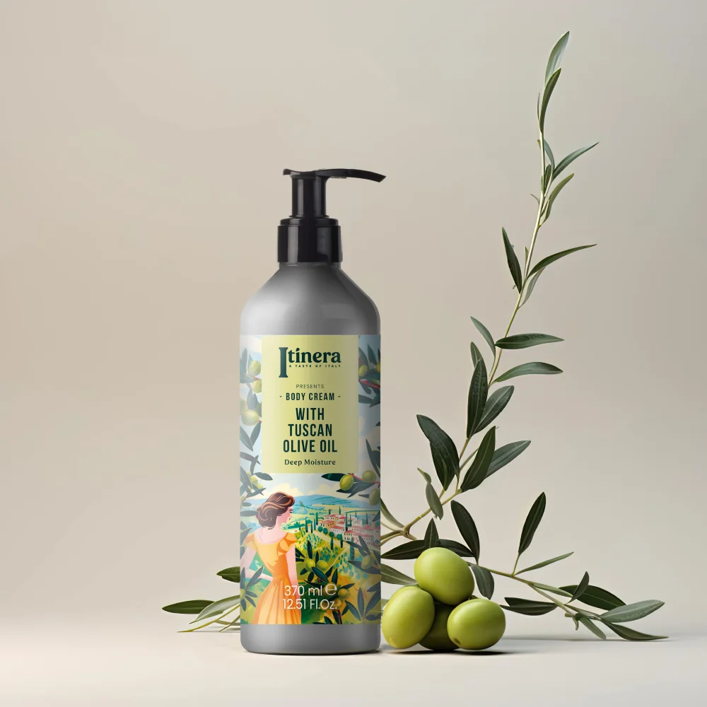 Itinera Hydratační tělový krém olivový olej z Toskánska 370 ml
