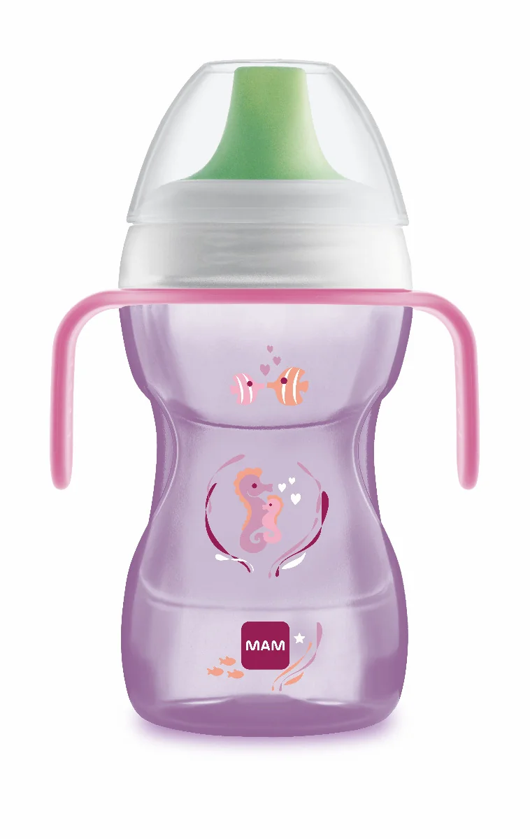 MAM Fun to drink cup 8m+ 270 ml hrnek na učení s oušky 1 ks