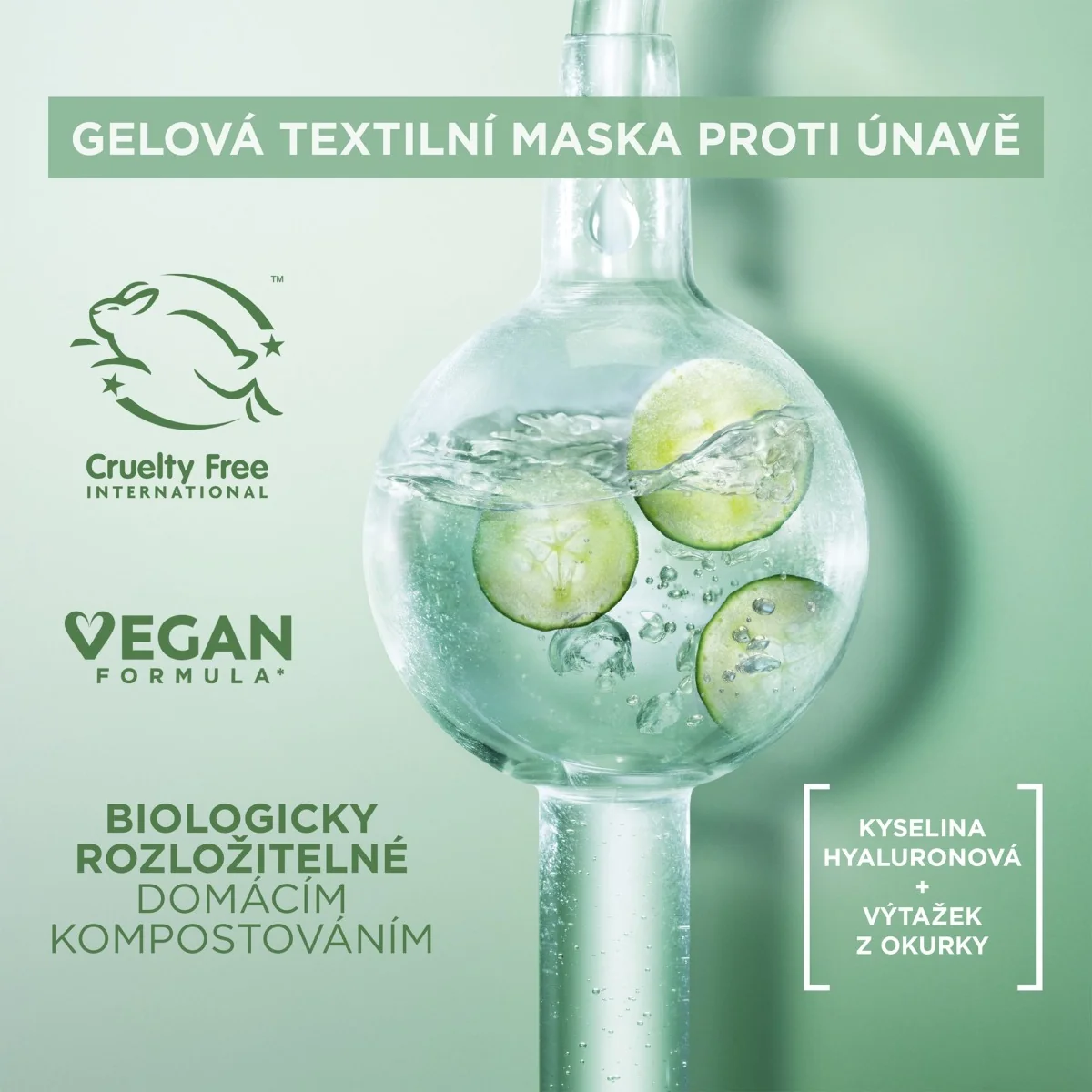 Garnier Skin Naturals Cryo Jelly Gelová pleťová maska chladivá 27 g