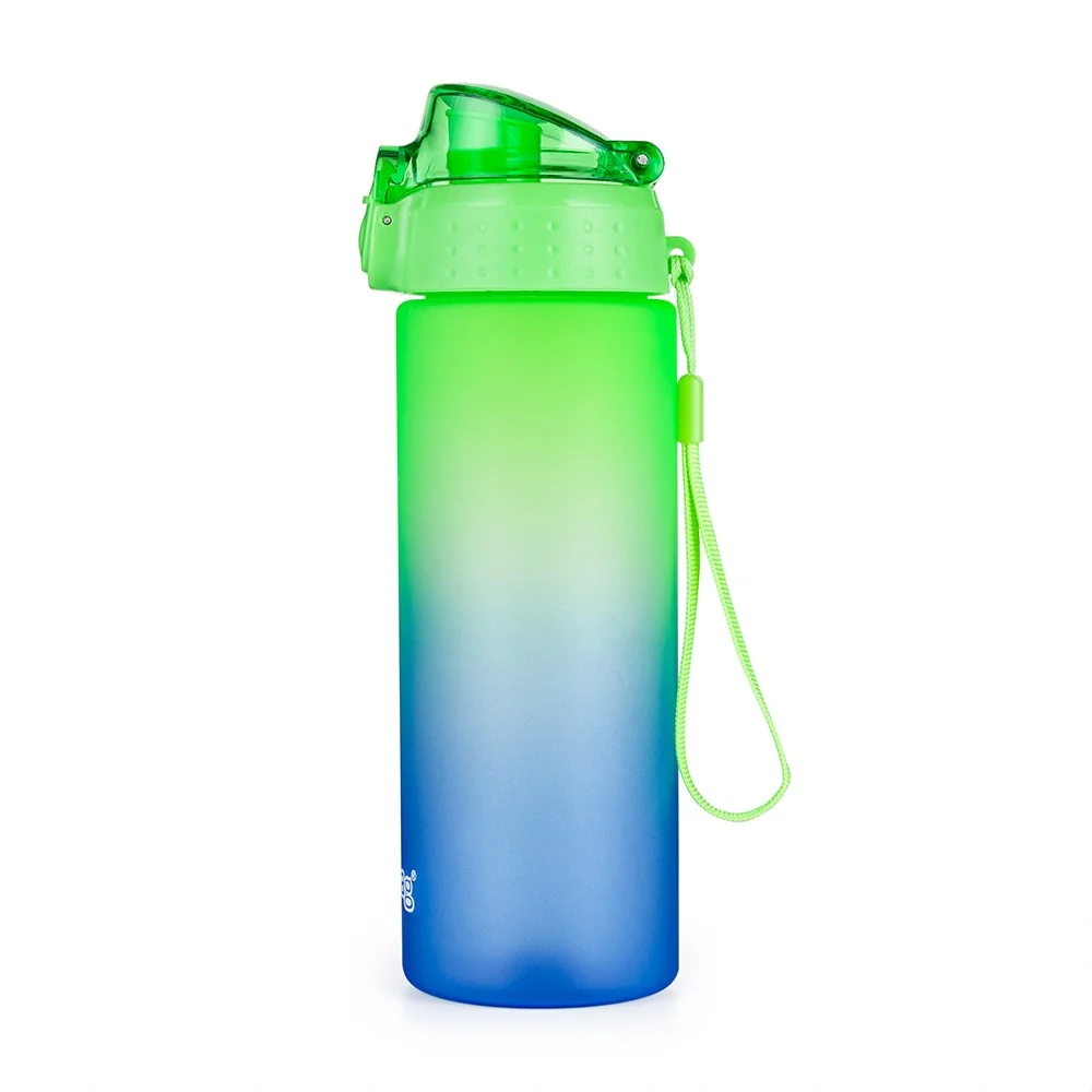 Oxybag OXY CLiCK - láhev na pití Ombre Blue - Green, 600 ml