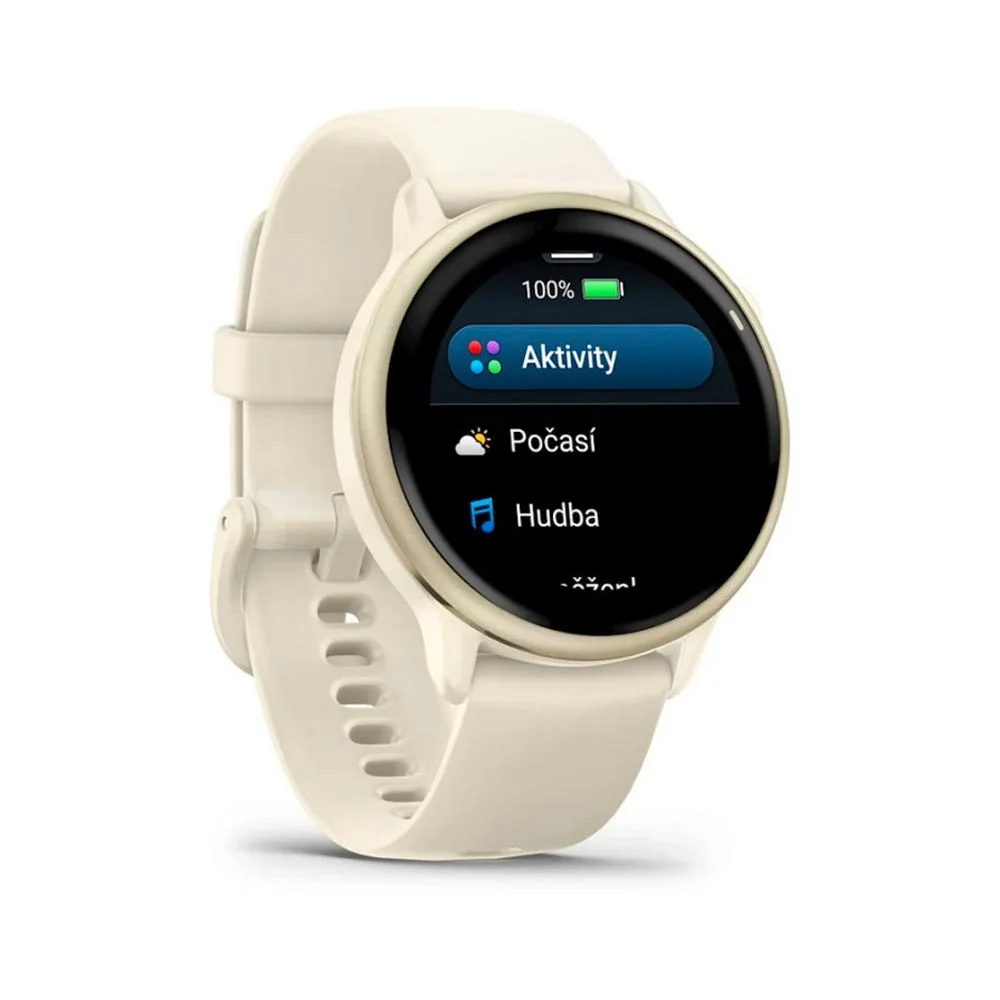 Garmin Vívoactive 6 chytré hodinky Lunar Gold