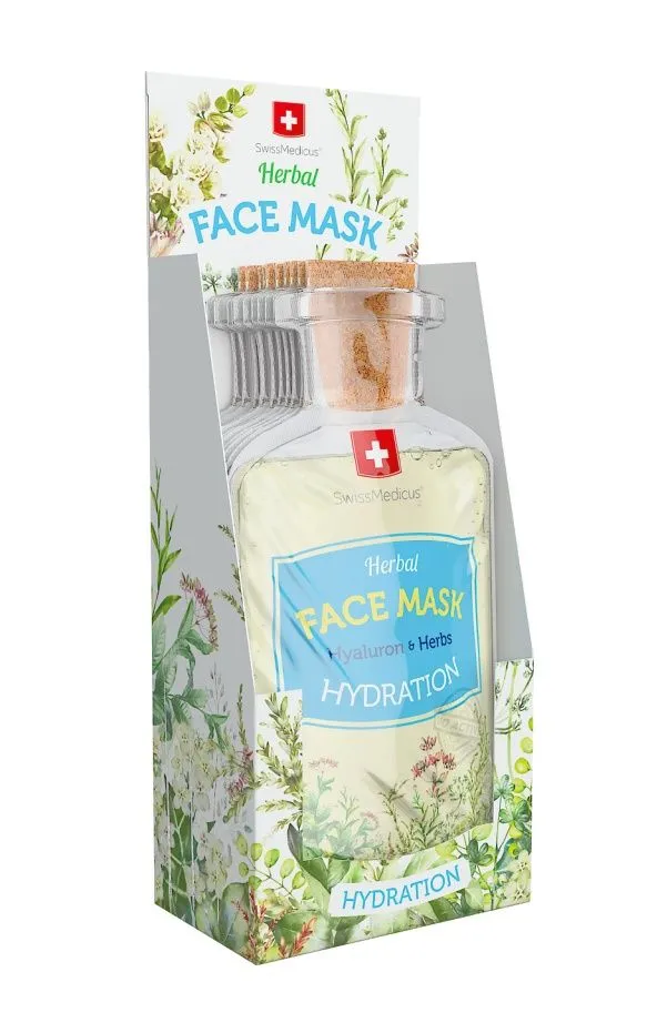 SwissMedicus Herbal face mask Hydration 17 ml x 12 ks