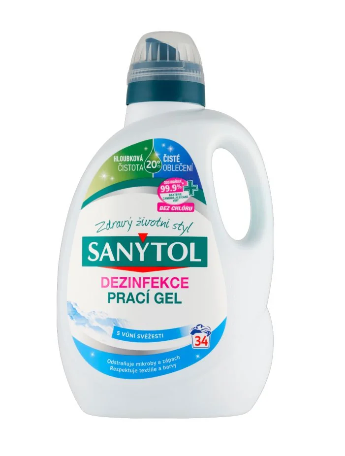 Sanytol Dezinfekce prací gel vůně svěžesti 1,7 l