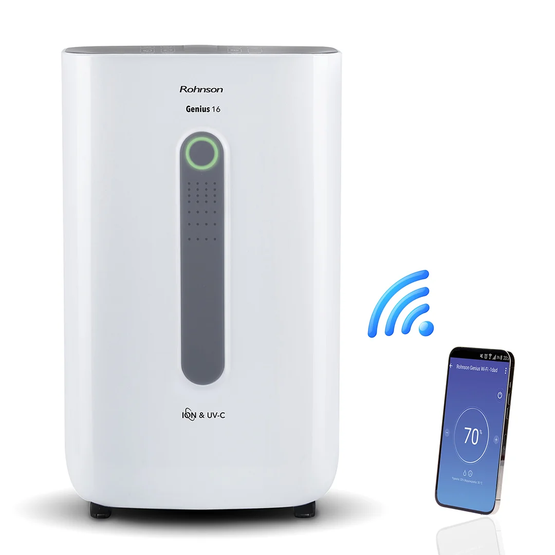 Rohnson Odvlhčovač vzduchu R-9916W Genius 16 Wi-Fi ION & UV-C
