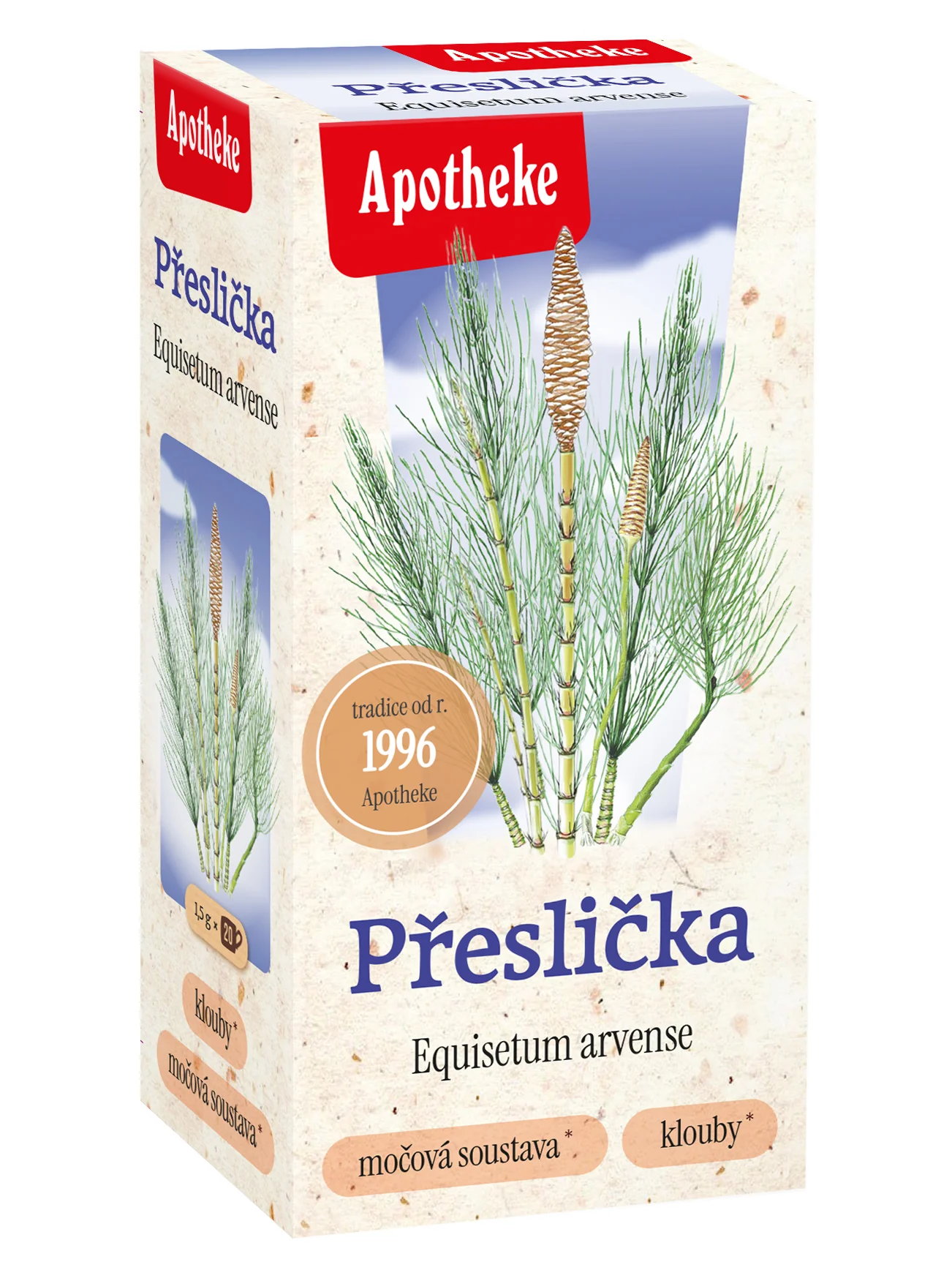 Apotheke Přeslička nálevové sáčky 20x1,5 g