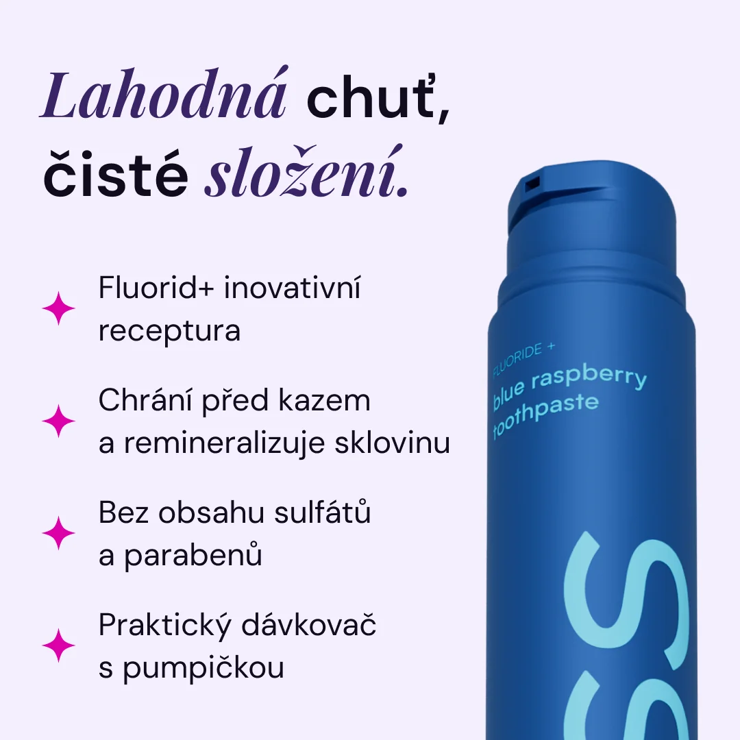 Lyss Modrá malina zubní pasta 60 ml