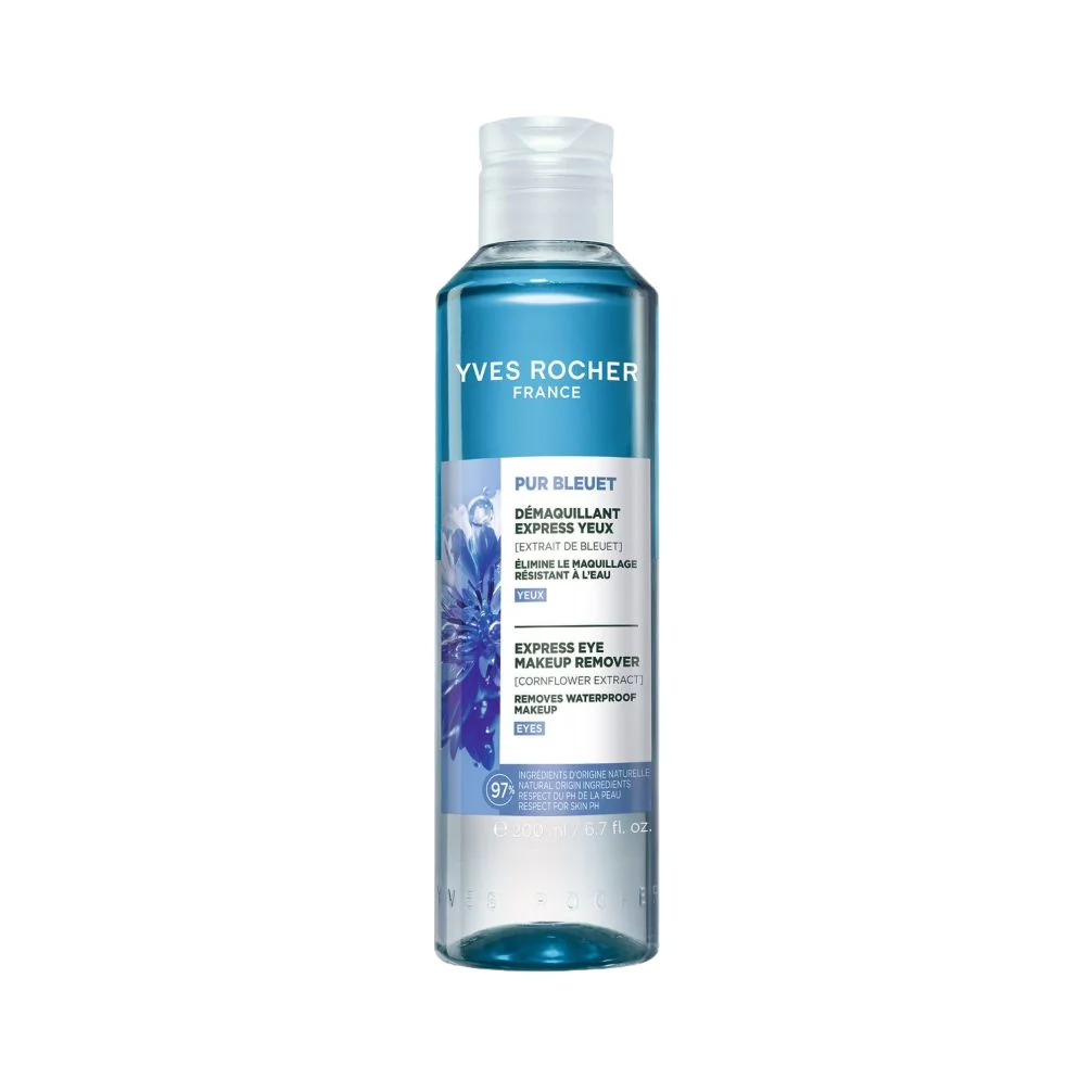 Yves Rocher Pur Bleuet Expresní odličovač na oči s chrpou 200 ml