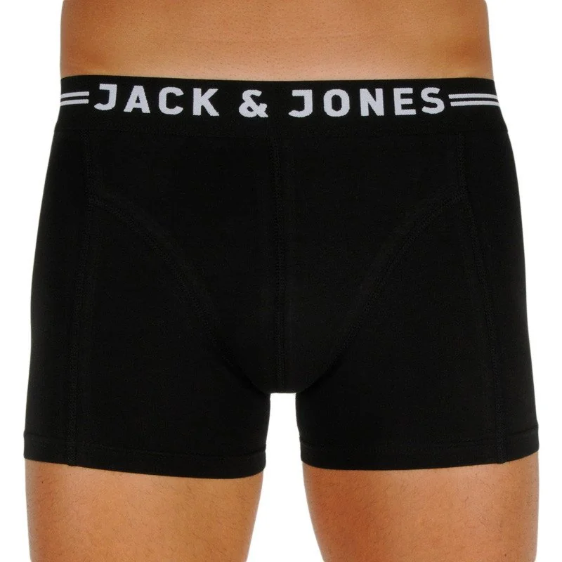 Jack and Jones 3PACK pánské boxerky černé (12171944) L