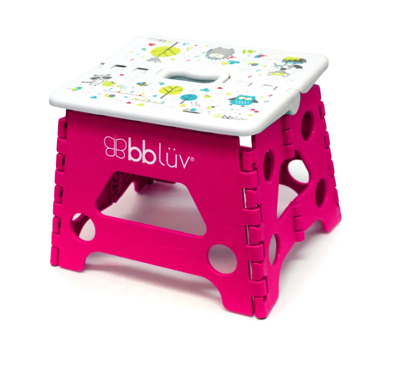 Bblüv Skládací stupínek Stëp 1 ks Pink