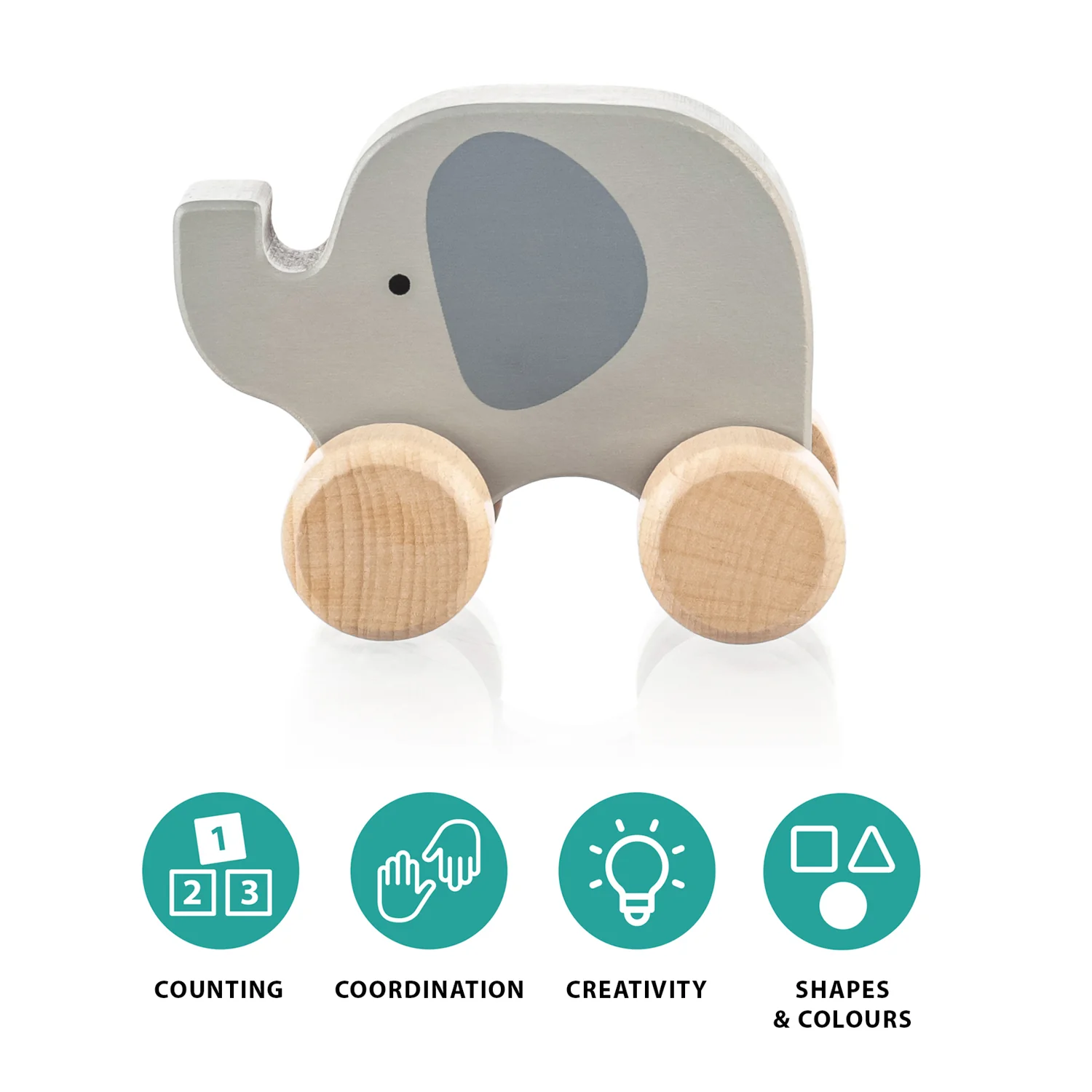 Zopa Dřevěné jezdící zvířátko, Elephant 1