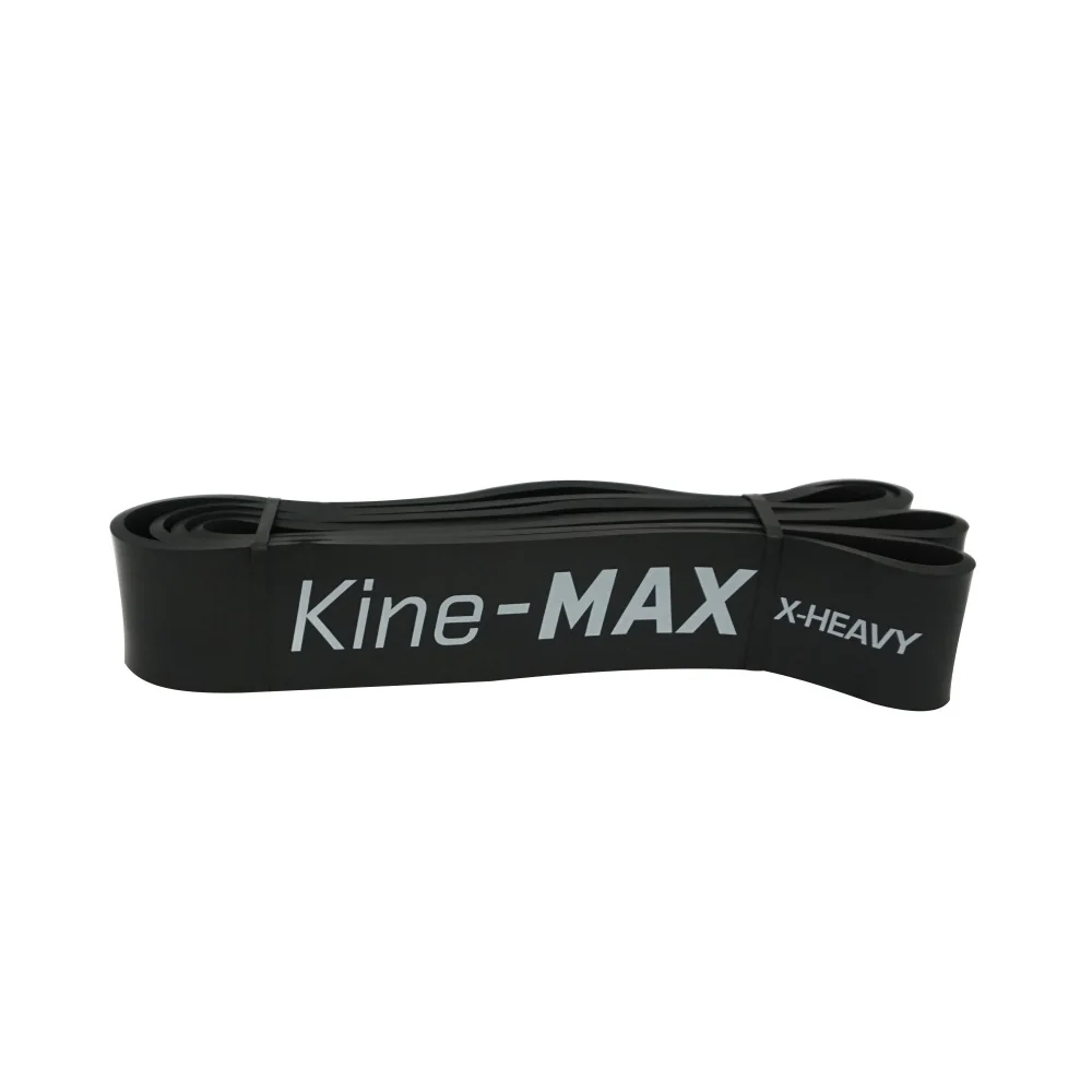 KineMAX Professional Super Loop Resistance Band vel. 5 X-HEAVY posilovací guma 1 ks černá