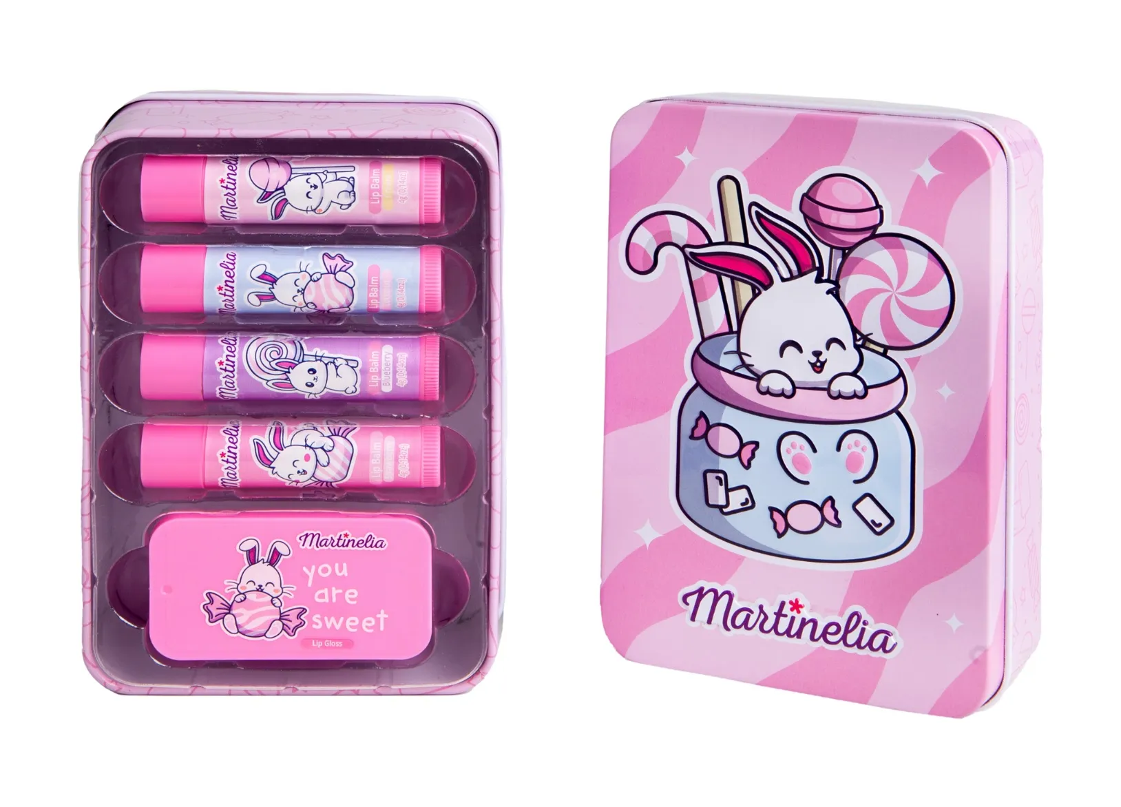 Martinelia Yummy make-up sada v plechové krabičce