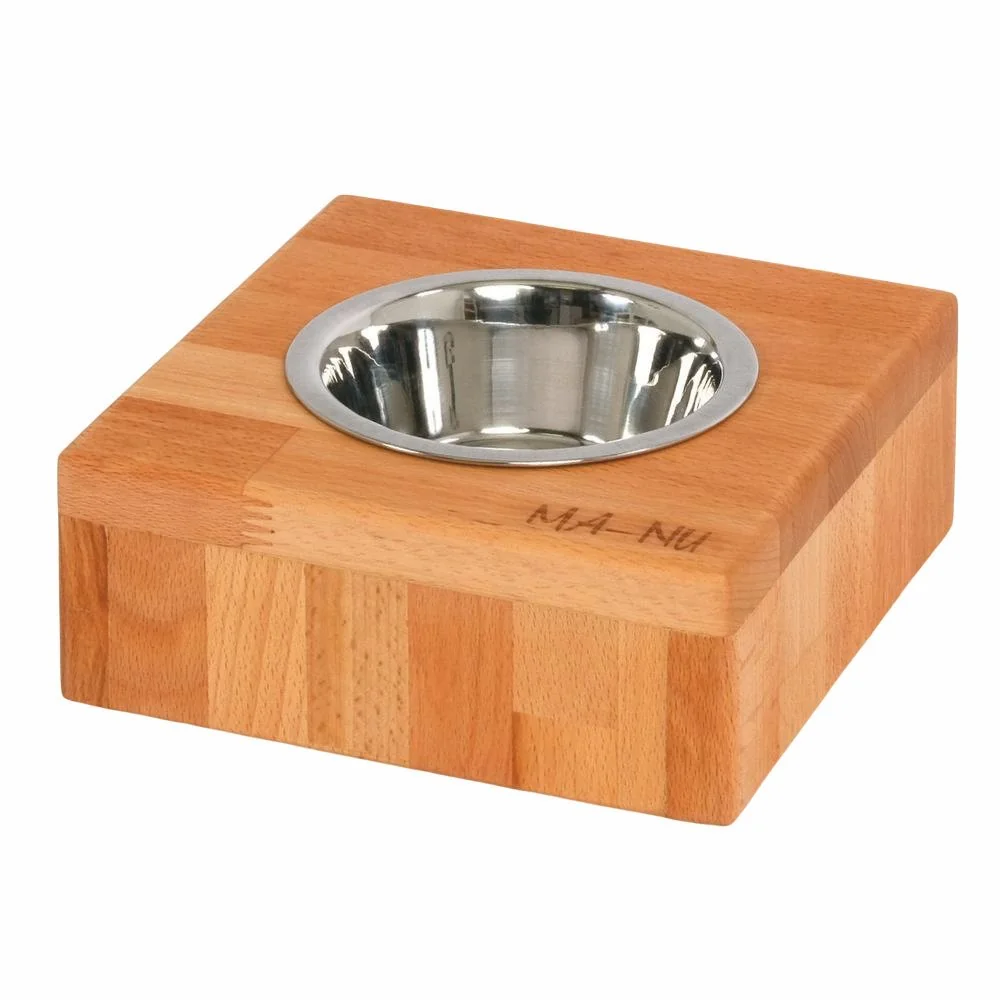 MA-NU Stojan na psí misky Full Tři misky, Velikost: XS