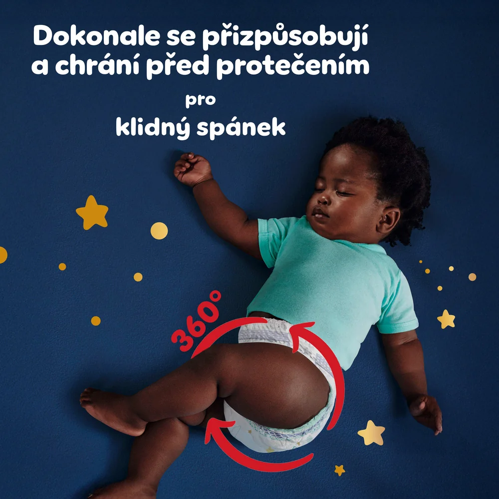 Pampers Night Pants vel. 7 15+ kg dětské plenkové kalhotky 70 ks
