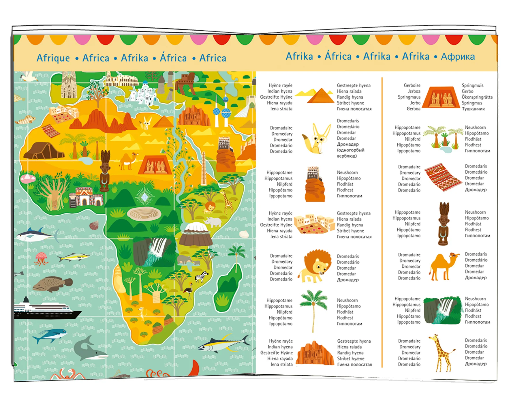 Djeco Puzzle Kolem světa - 200 pcs