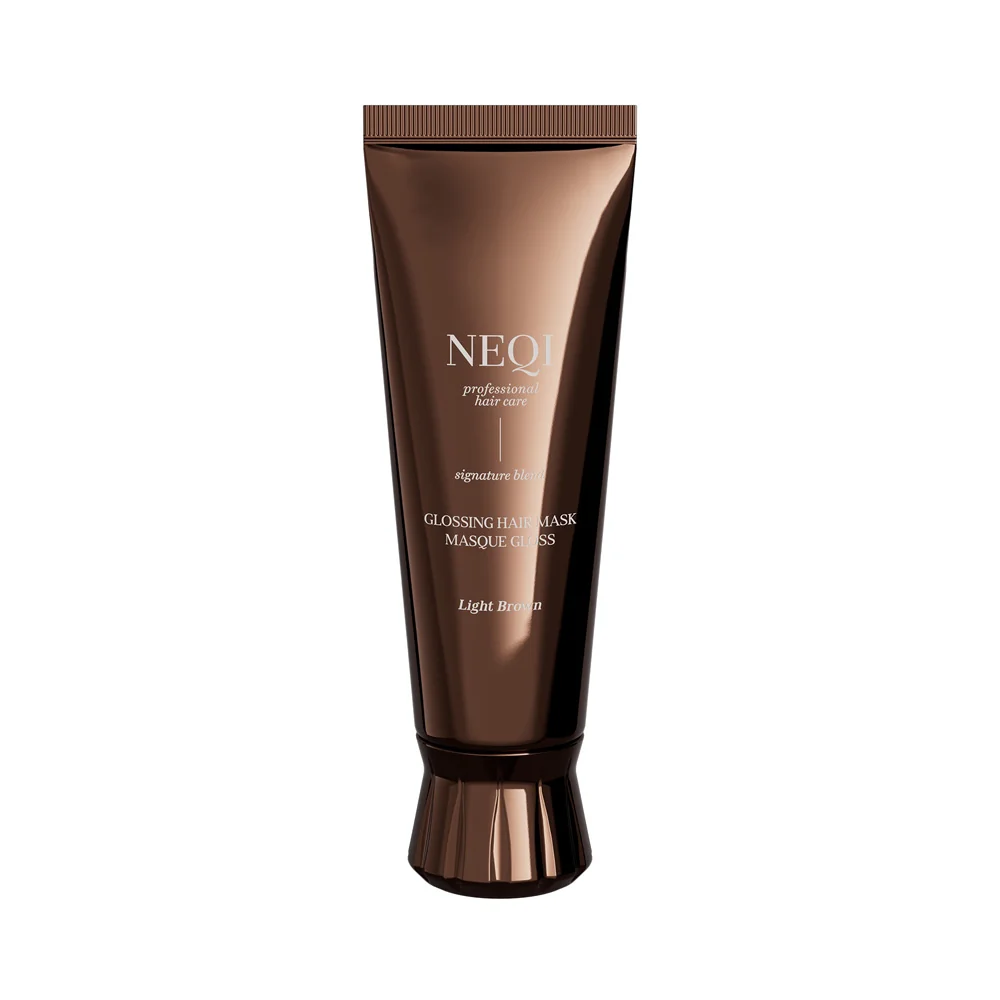 NEQI Glossing mask Dark Brown tónovací maska 120 ml