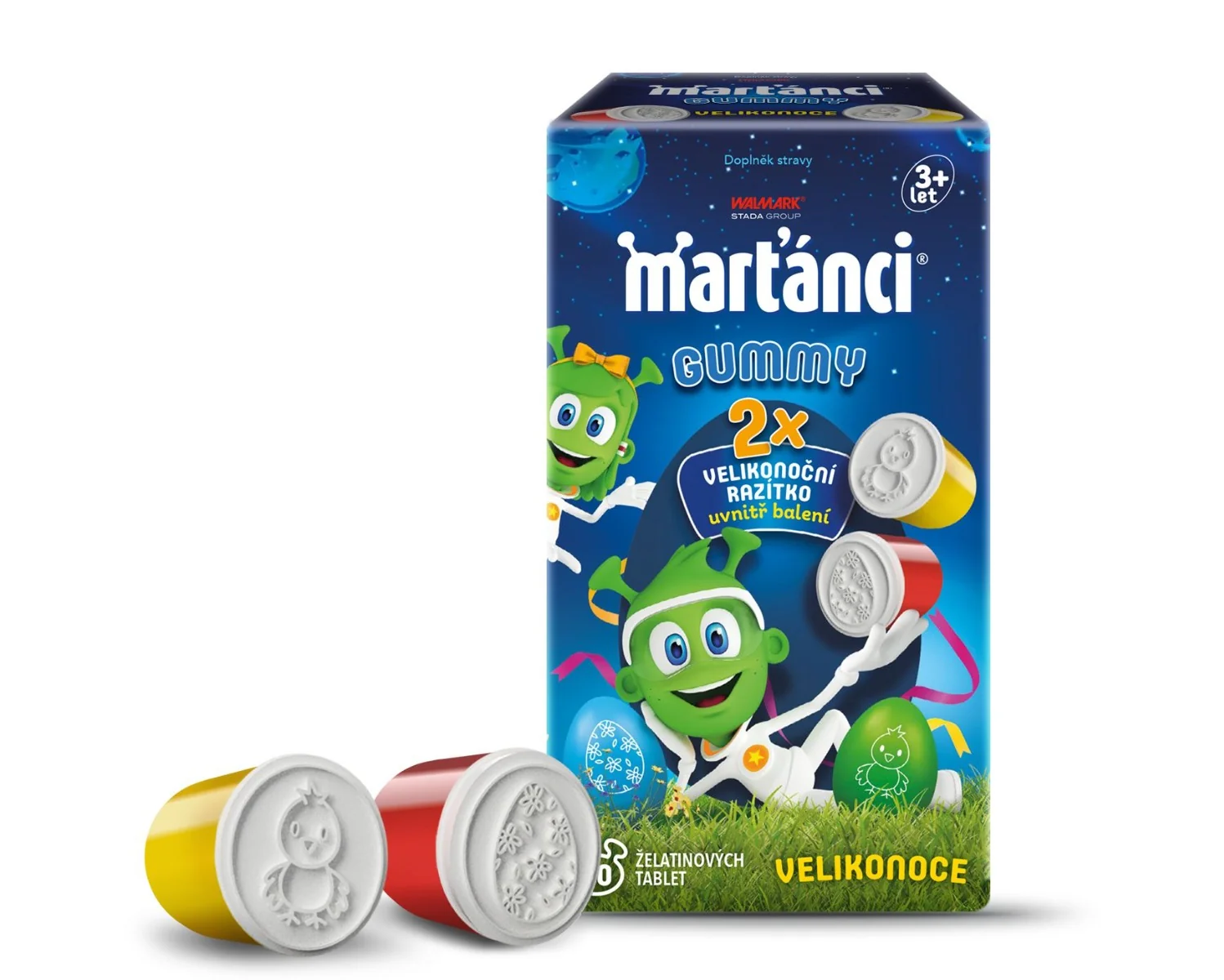 Marťánci Gummy 50 ks + razítka