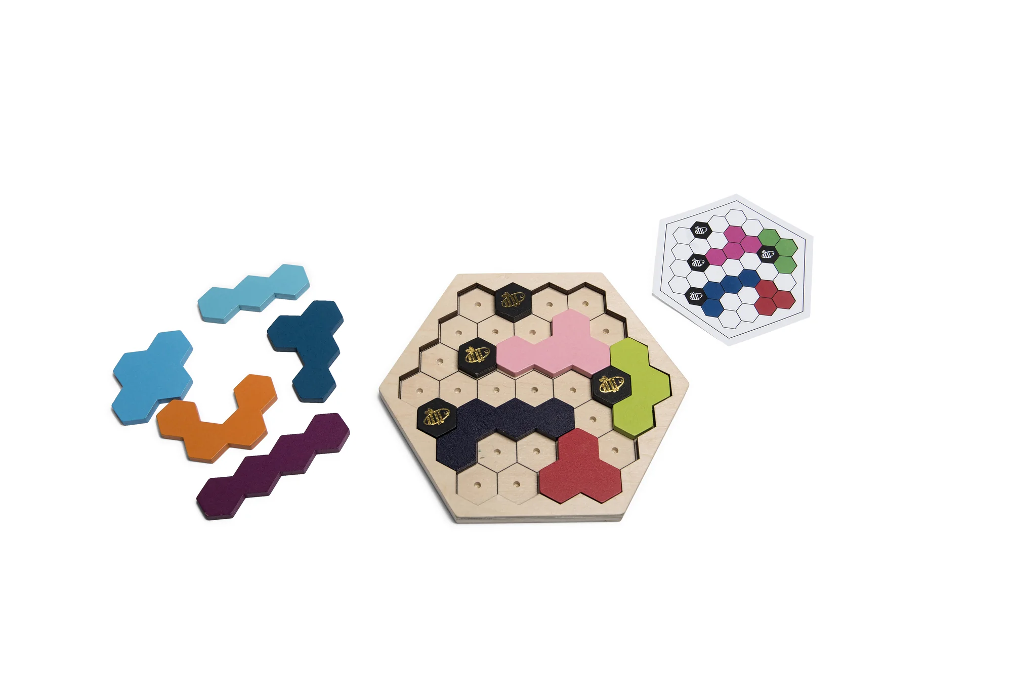 BS Toys Logické puzzle - včelky