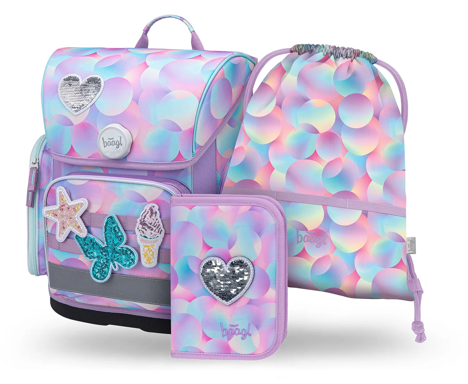 Baagl Školní set Ergo Candy 
