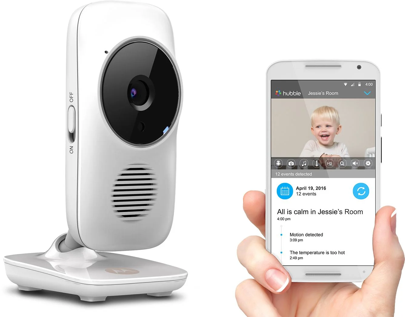MOTOROLA MBP 67 HD Connect dětská chůvička 