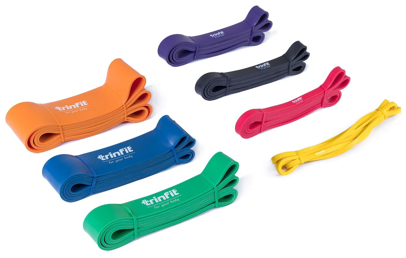 TRINFIT Odporová guma Power Band varianta Střední lehčí fialová