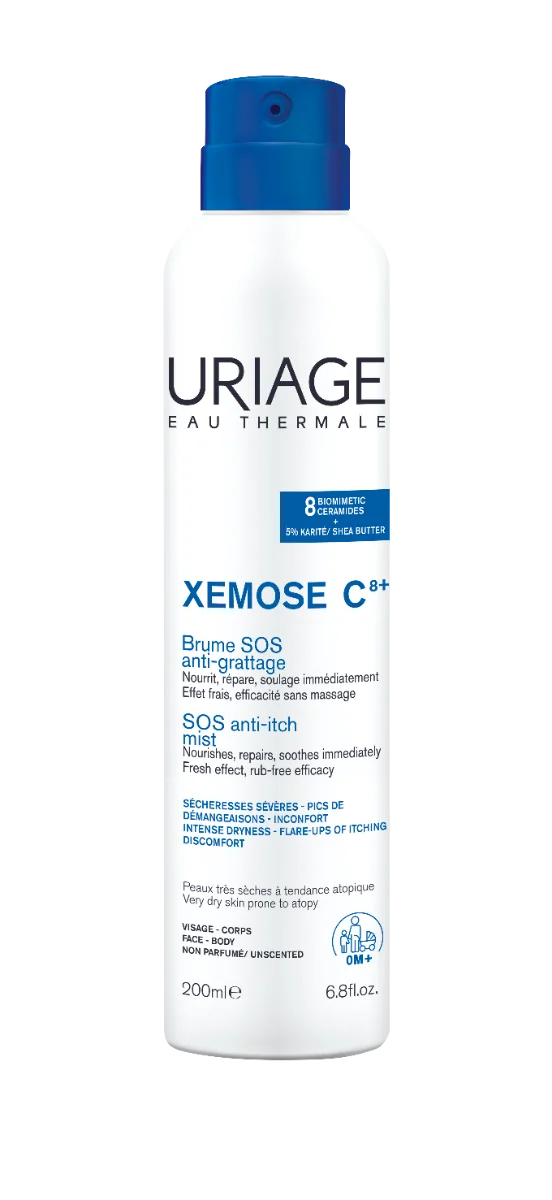 Uriage Xémose C8+ SOS Přípravek na suchou pokožku 200 ml