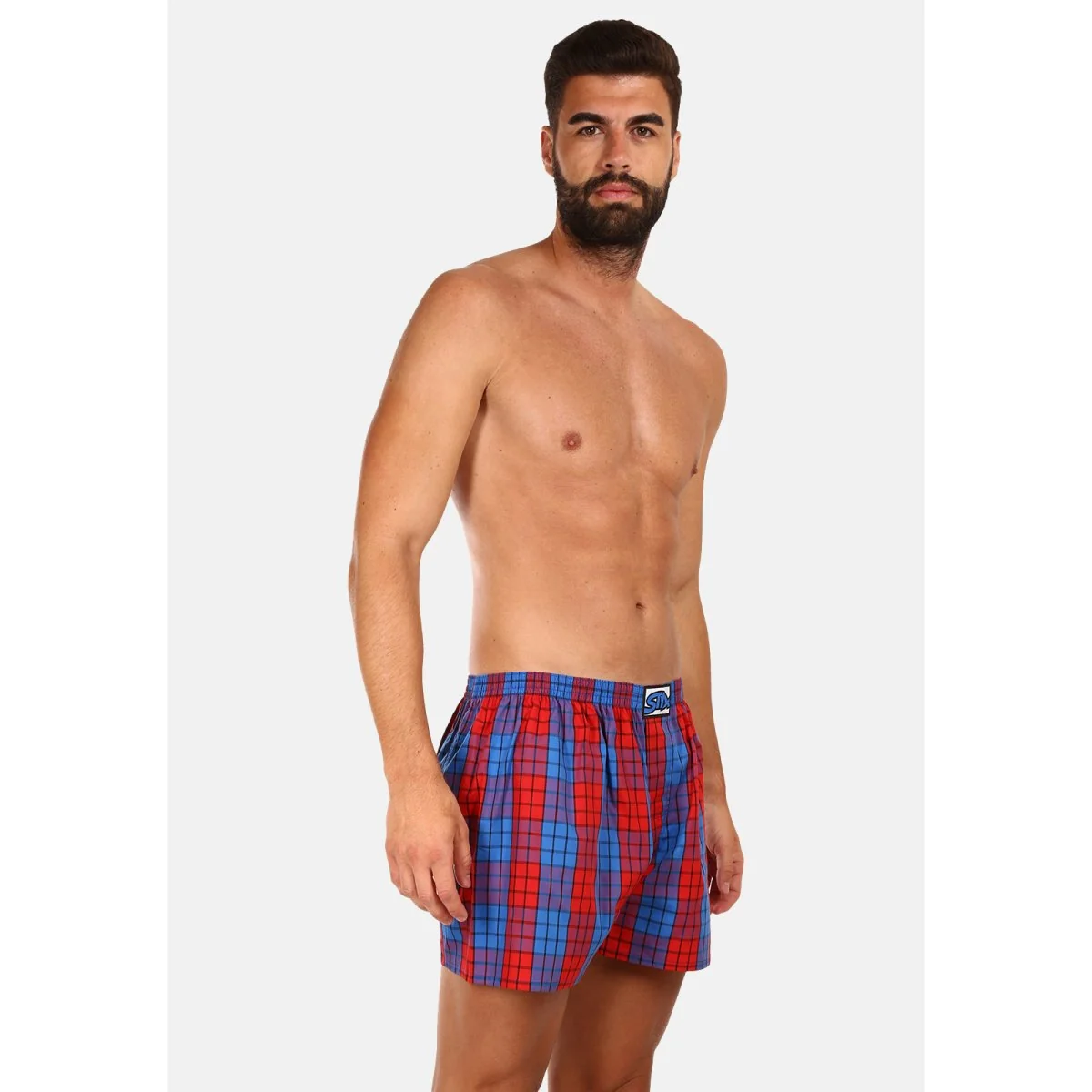 Styx Pánské trenky klasická guma vícebarevné (A1001) XL