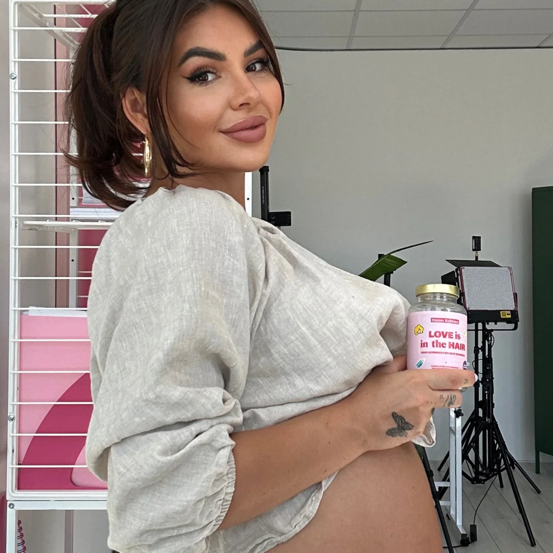 Bloom Robbins LOVE is in the HAIR - Hair gummies for new mommies 60 ks
