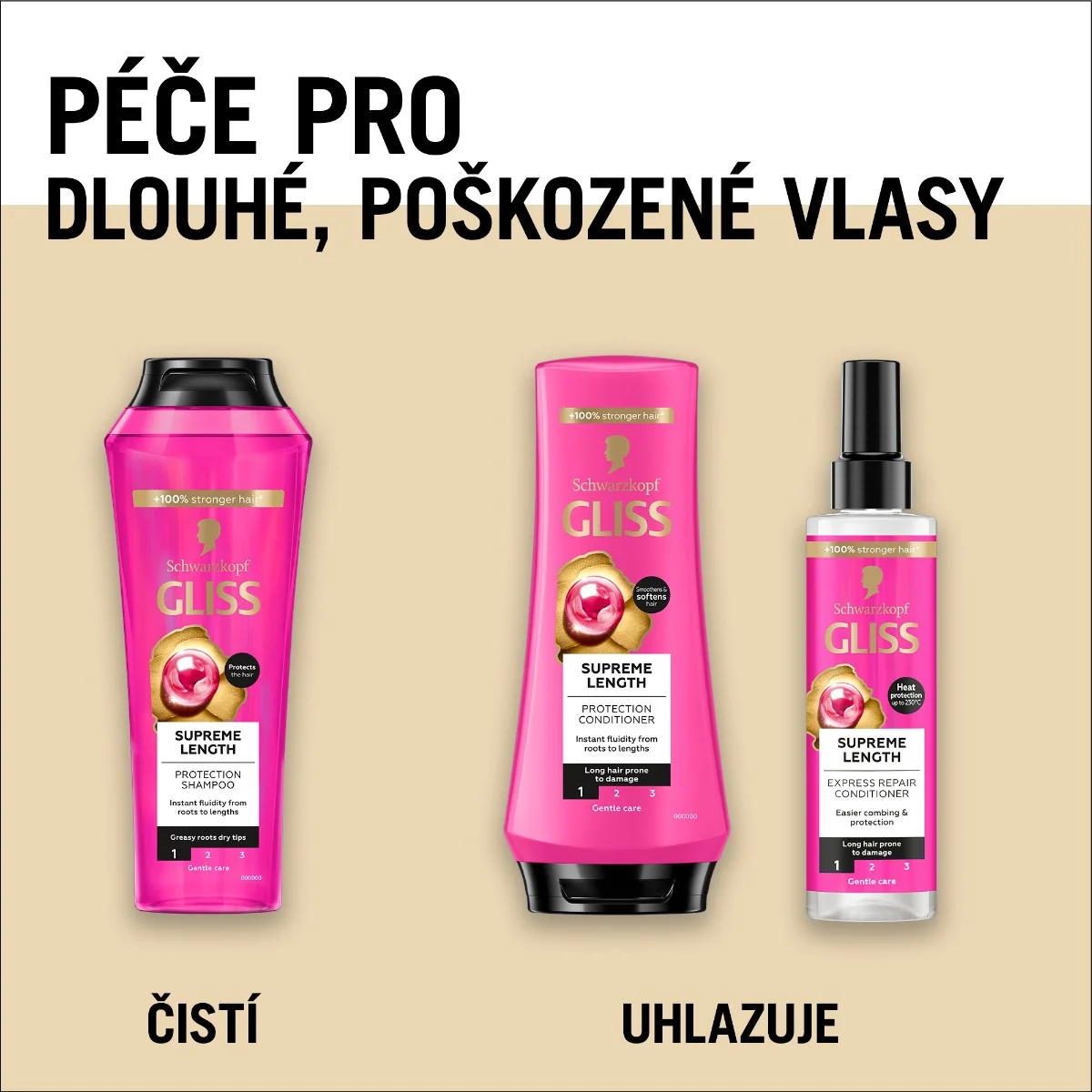 Gliss Supreme Length kondicionér ve spreji 200 ml