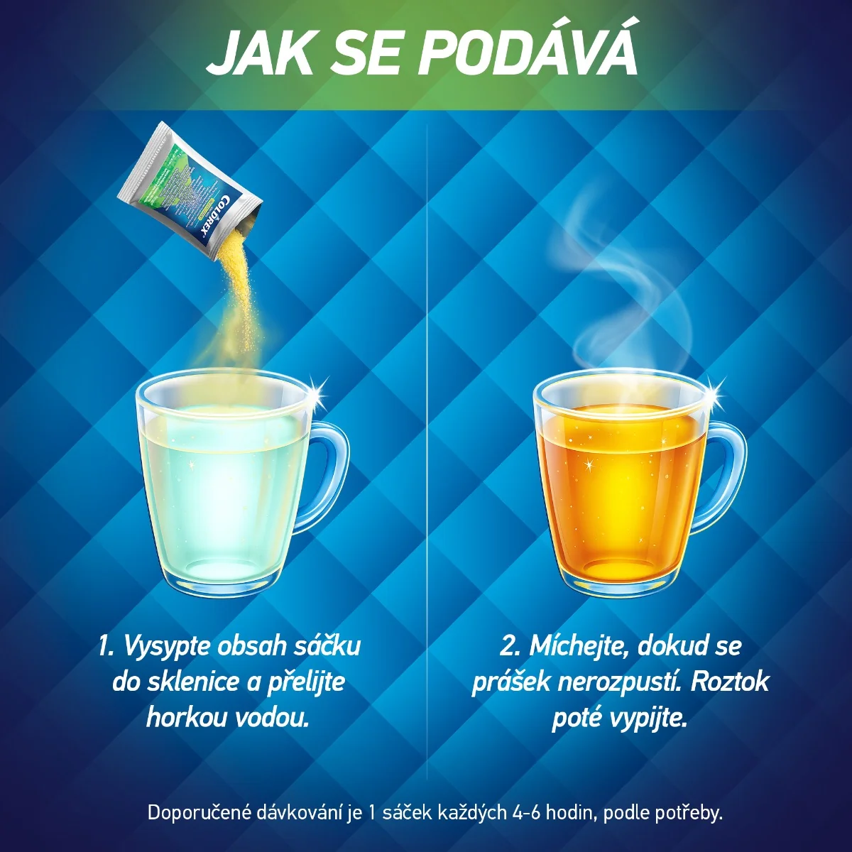 Coldrex Horký nápoj Citron s medem 10 sáčků