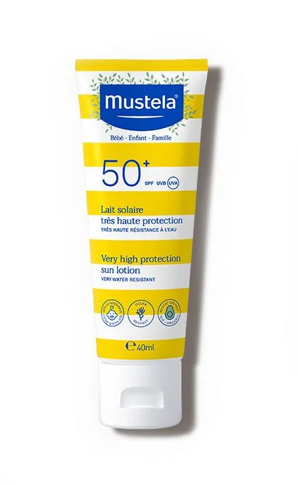 Mustela Opalovací mléko SPF50+ 40 ml