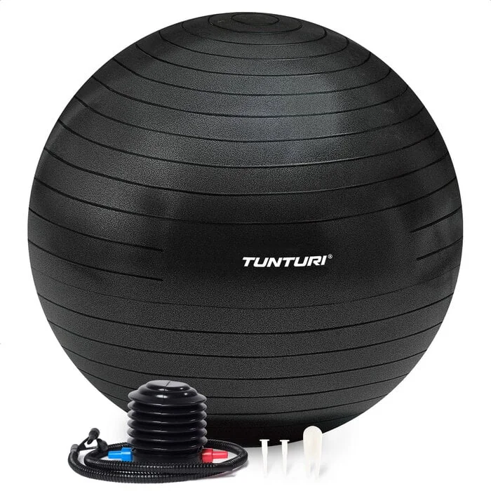 Tunturi Gymnastický míč s pumpičkou zesílený 75 cm varianta Fialový