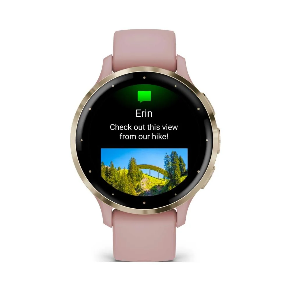 Garmin VENU 3S chytré hodinky Dust Rose/Soft Gold