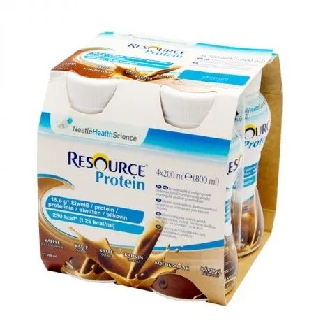 RESOURCE® Protein kávový 4x200 ml