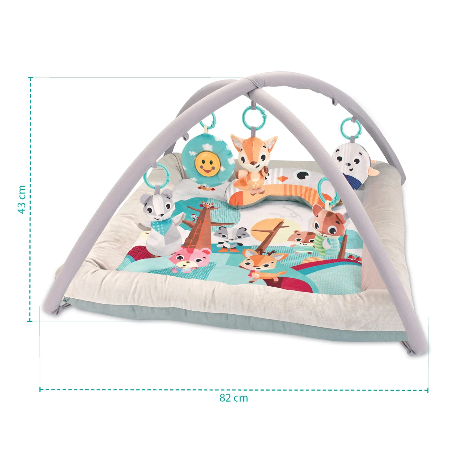 Zopa Hrací deka 3D, Forest Green 1