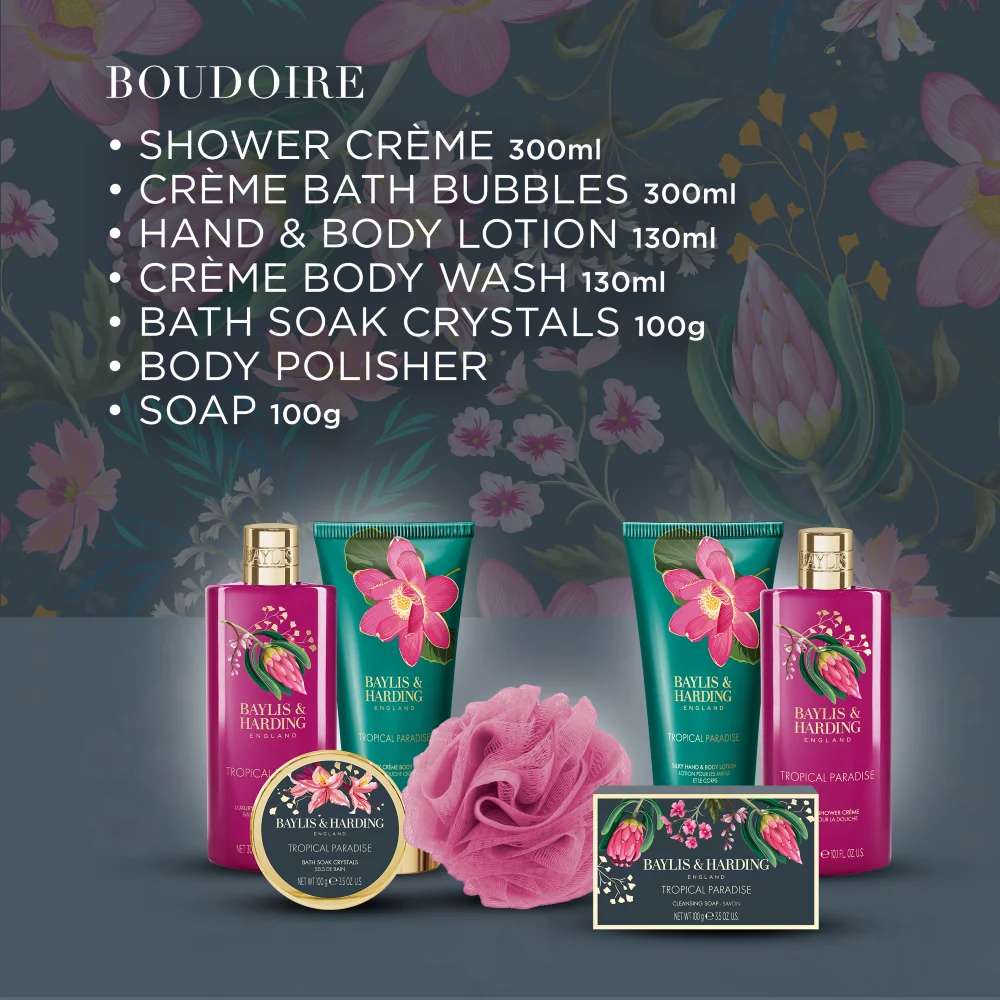 Baylis & Harding Boudoire Sada péče o tělo Tropical Paradise 7 ks