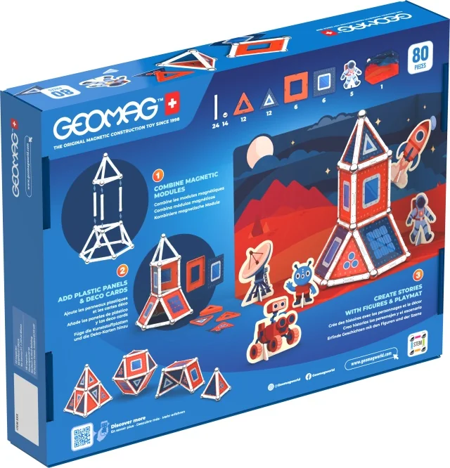 Geomag Stories Mars magnetická stavebnice 80 dílků