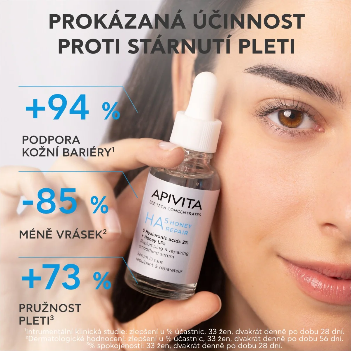 APIVITA Bee Tech HA5 Honey Repair sérum 30 ml