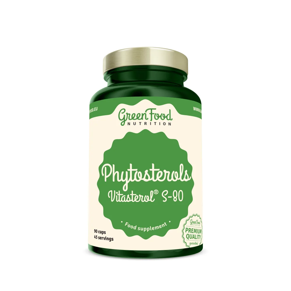 GreenFood Nutrition Phytosterols + Vitamin B5 90 kapslí