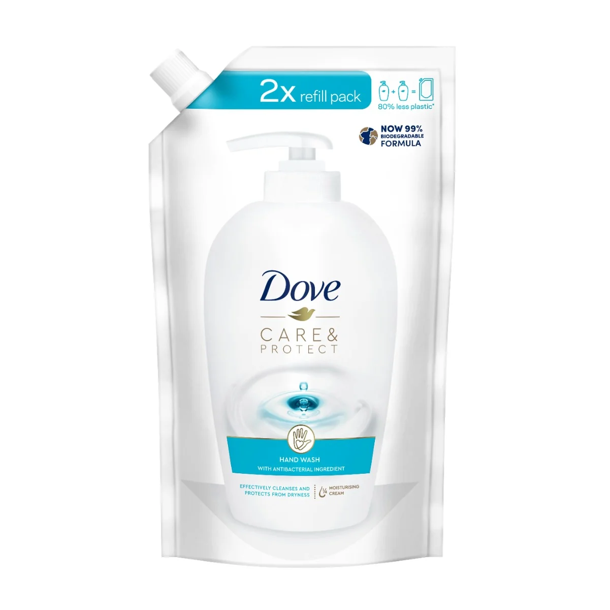Dove Protect&Care tekuté mýdlo – náplň 250 ml