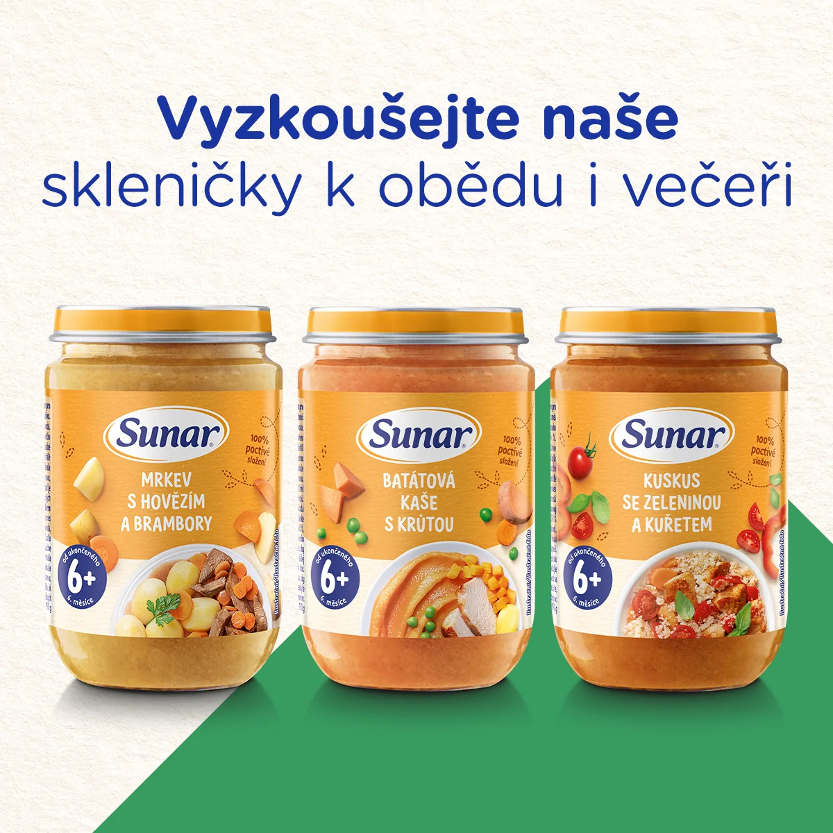 Sunar Příkrm Špagety s boloňskou omáčkou 6m+ kapsička 120 g