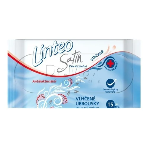 Linteo Vlhčené ubrousky pro denní potřebu 15 ks