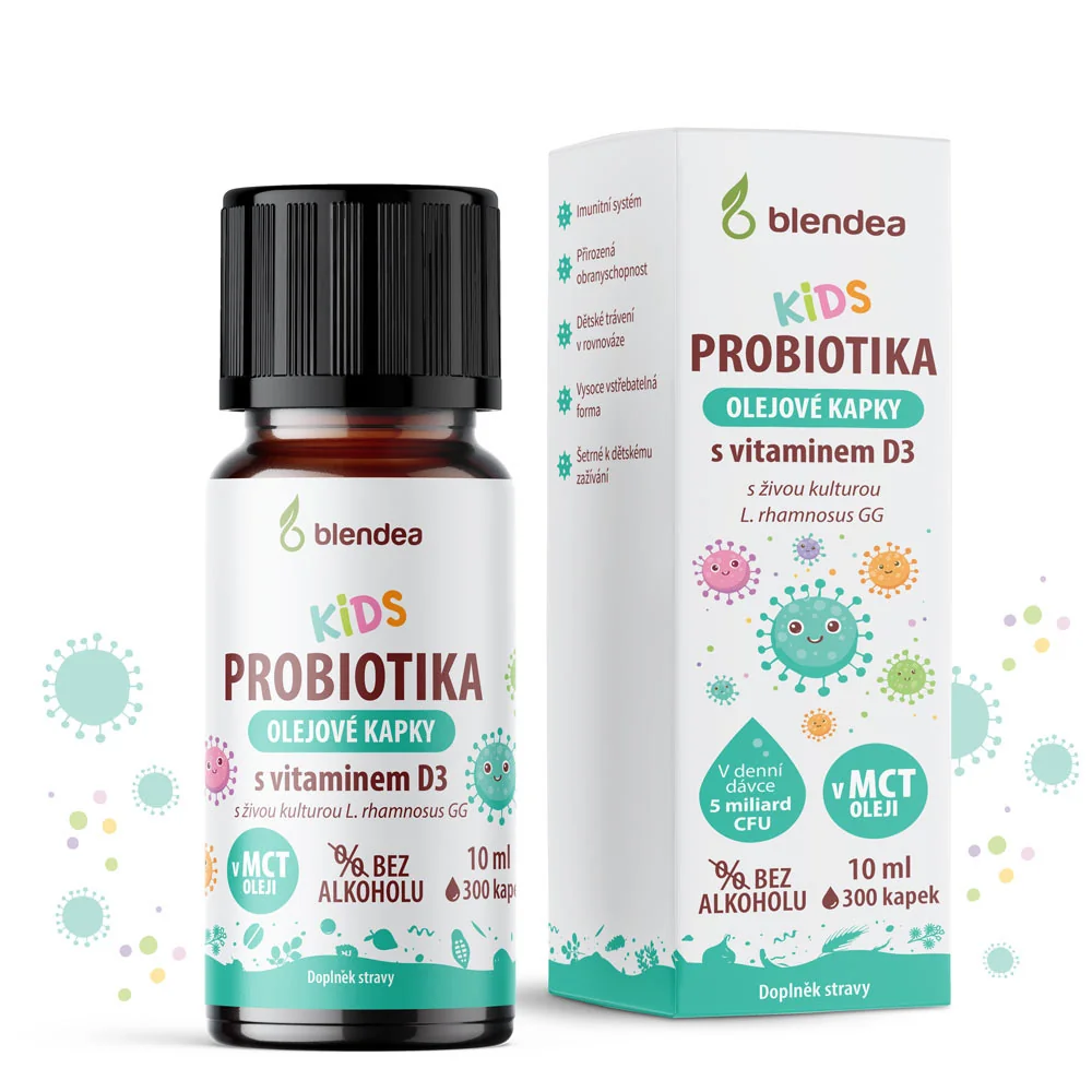 Blendea KIDS Probiotika pro děti s vitamínem D3 10 ml