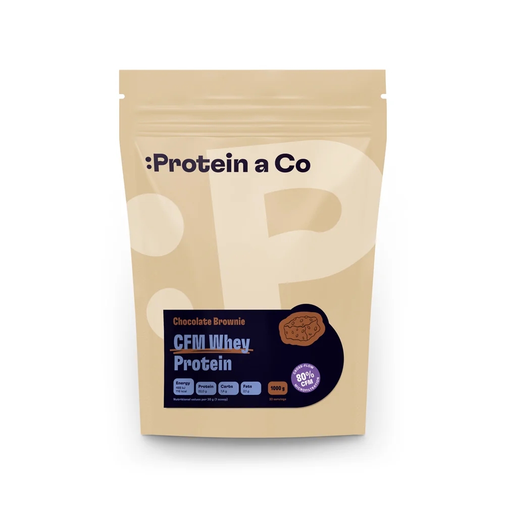 Protein a Co CFM WHEY PROTEIN 80 1 kg, Chocolate brownie
