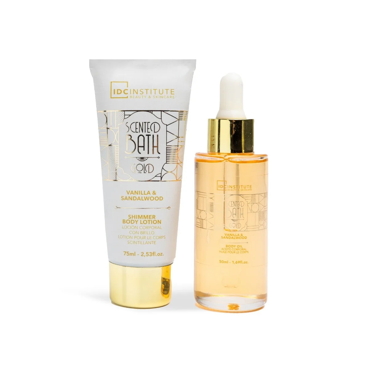 IDC Institute Scented Gold Kosmetická sada 2 ks