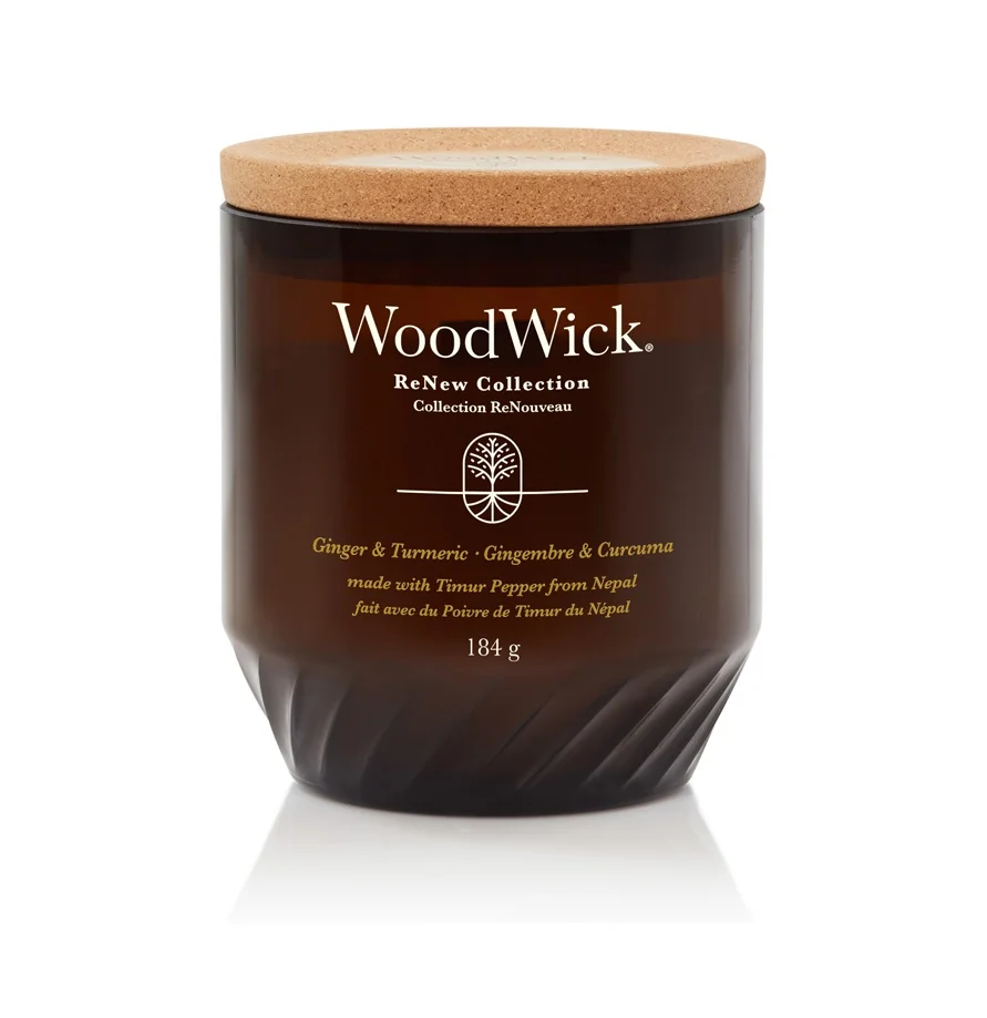 Wood Wick ReNew Vonná svíčka Ginger & Turmeric 184 g